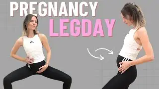 15 MIN Beine Workout für Schwangere - Pregnancy Leg Workout für alle Trimester!