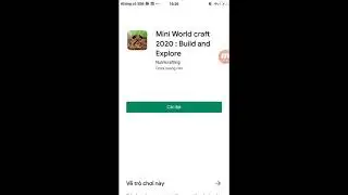 Cách tải Mini World khi bị lỗi [Error] |Creeper GamingTM