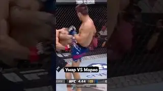 💥 Баутиста пробил Умара коленом! Жёсткий момент боя! 🦵🏼 #umarnurmagomedov #mariobautista