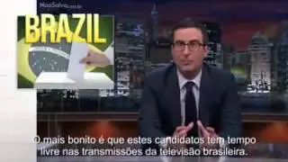 Comendiante Americano falando sobre as elei&ccedil;&otilde;es no Brasil