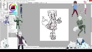 Christmas!haji Draws~!  Donate To StreamLabs (in descr.) To Help Relieve Haji-chan's Debt!