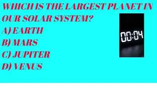 Quiz Time which is the largest planet in our solar system 😁😁😁#funny 