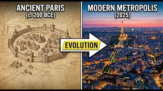 Paris City Evolution 2000 Years in 3 Minutes Empty Land to 2025