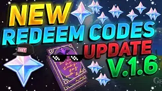 3*New *FREE PRIMOGEMS REDEEM CODE* Of Update V.1.6 | 300 Free PRIMOGEMS Genshin Impact Update v.1.6