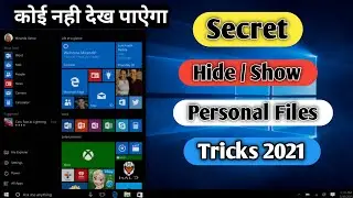 How to Show hide Secret Hidden Files and Folders in Windows 8 - 10 😍 New Tricks in 2021 in Hindi