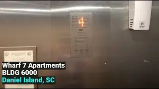 KONE EcoDisc MRL traction elevator - Wharf 7 apartments - Daniel Island, SC