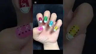 Trendy Nail Art Tutorial|Step By Step Neil Art For Beginner's|Easy Nail Art @Home #subscribe