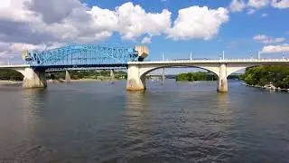 A gorgeous day in Chattanooga Tennessee USA (Skydio2+ in 4K) #drone #chattanooga #tennessee #river