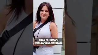 Transformation non muslim on hijab | reaction  hijab