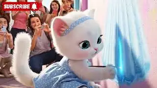 💄🐱Cute Kitten Try Makeup for the First Time in life #cat #cartoon