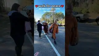 2,300 mile walk for peace!! such a beautiful thing to witness🥹❤️&zwj;🩹🫂#walkforpeace#monks#peace