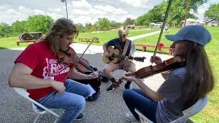 Old Joe Clark TWIN FIDDLE // Wayne Massengale & Samantha Williamson #bluegrassfiddle #folkmusic