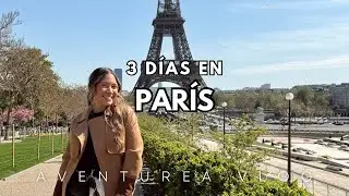 3 días en París | Nuestro viaje a París - Vlog (Torre Eiffel, Museo Louvre, Río Sena)
