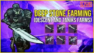 🔴LIVE - DEEP STONE CRYPT FARMING | !vid !playlist !taniks