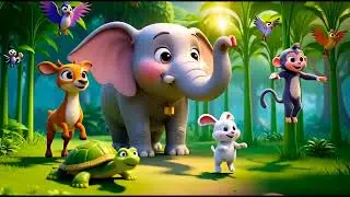 हाथी का अनोखा जादू 😲🐘 #animation #viralvideos 