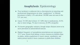 Anaphylaxis - CRASH! Medical Review Series