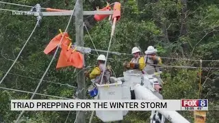 Piedmont Triad prepares for winter storm