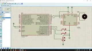 Control DC Motor Speed and Direction using ATMega 328p (Proteus Simulation with CV-AVR)