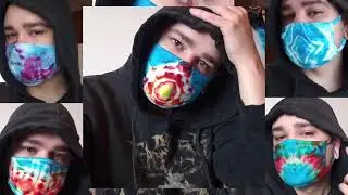 How to Ice Dye FACE MASKS | EASY Step by Step TIE DYE Tutorial