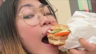 ASMR LIVE MUKBANG BURGER KING