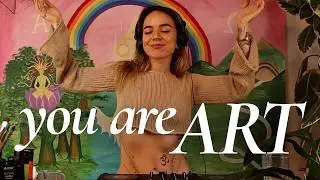 Awaken Your Inner Artist II - Ethnic Organic Downtempo DJ Mix & Visionary Art