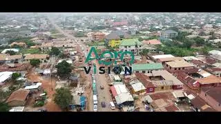 Daily Traffic Situation of Ahenema Kokoben to kotwi in Kumasi - Ghana