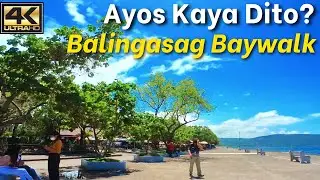 Balingasag Baywalk Misamis Oriental Northern Mindanao Philippines | 4k Walk and Fly Tour
