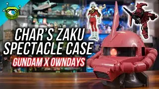 Unboxing Char's MS-06S Zaku II Head Case | Principality of Zeon x Owndays (Gundam)
