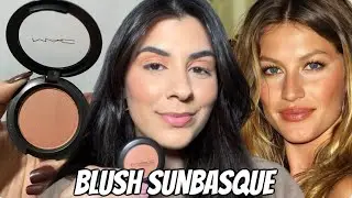 TESTEI BLUSH SUNBASQUE DA MAC 
