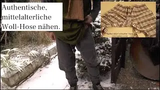 Geschichte und Schnittmuster mittelalterlicher/ keltischer Hosen (LARP Hose)