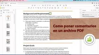 Como poner comentarios en un archivo PDF