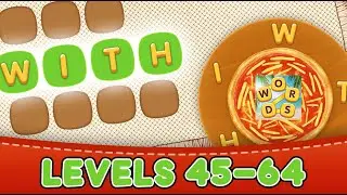 Word Pizza Levels 45 - 64 Answers