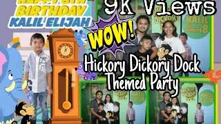 Kalil's 8th Hickory Dickory Dock Party Birthday Celebration | Kalil's Journey: Autism Birthday