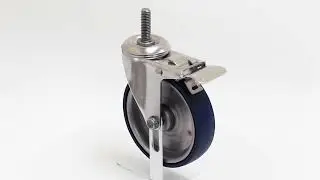 Total Locking Stainless Stem Caster Model 3A