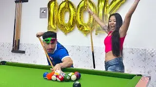 SUPER Compilado dos Melhores v&iacute;deos Akio & Ayu na Sinuca #1