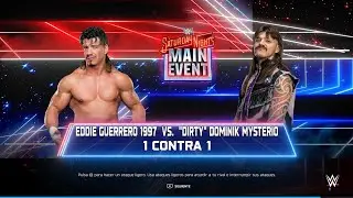 WWE 2K25 - EDDIE GUERRERO vs DOMINIK MYSTERIO: SATURDAY NIGHT'S MAIN EVENT | PS5 - GAMEPLAY
