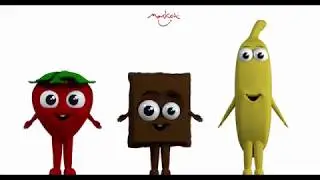 Strawberry Mascot, Banana Mascot, Chocolate Mascot