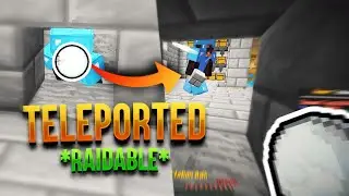 I TELEPORTED HIM INTO HIS OWN BASE TO MAKE HIM RAIDABLE... | Minecraft HCF