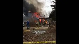 Woodbury Heights residential fire, Friday, March 13, 2015