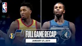 Full Game Recap: Jazz vs Timberwolves | Donovan Mitchell & Andrew Wiggins Duel In Minnesota