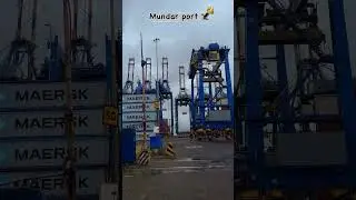 mundra port#adaniport#adanigroup #qc#container #vessel #shipping