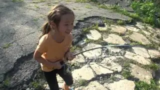 081412 - Kyla caught a fish!