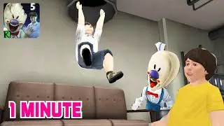 Ice scream 5 Friends - Escape in a minute -  Lazy Gameplay