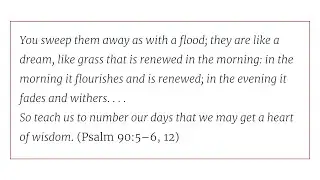 Solid Joys (December 31): Death Rehearsal // Devotional by John Piper