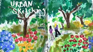 Urban Sketching for Beginners 🤗 how I draw people 