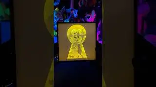 3D-печатная коробка с тенью Коралины🗝️🌑
