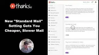 Cheaper Slower Mail (w Thanks.io's new 