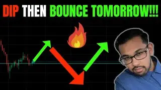🔥 DIP THEN BOUNCE TOMORROW!!! SPY, QQQ, TSLA, ES, NVDA, NQ, AAPL, AMZN & BTC PREDICTIONS! 🚀