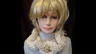 SCARF PATTERNS, CROCHET PATTERN, CHAIN LINK COWL.