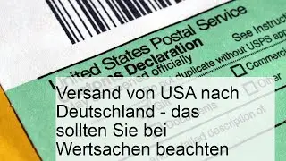 Wertsachen sicher versenden: Tipps f&uuml;r den Versand von USA nach Deutschland